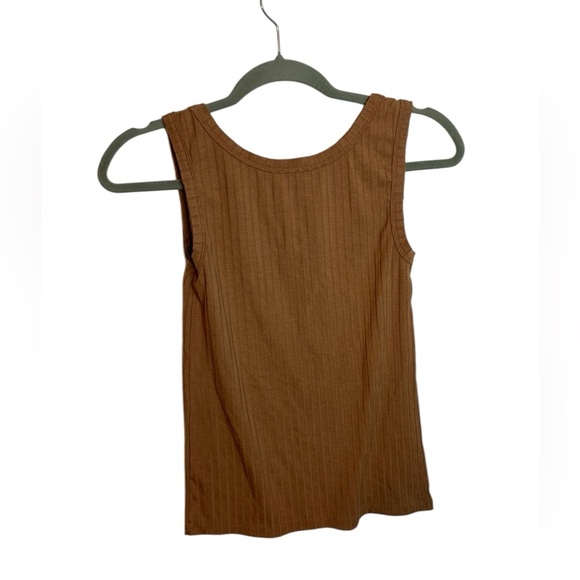 Intimately Free People Brown Ribbed Classic Tank - Picture 2 of 4